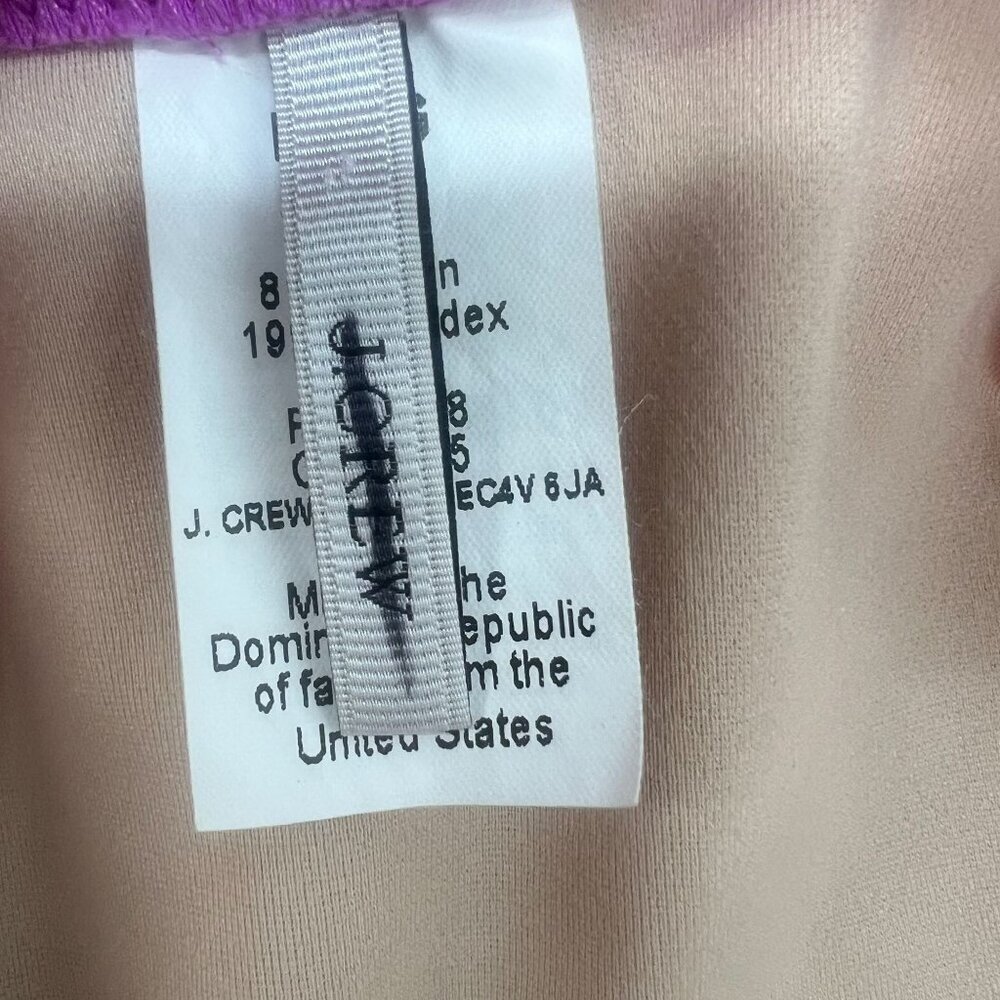J. Crew Women Size 0 Long Purple Balconette One Piece Swimsuit - Picture 2 of 9